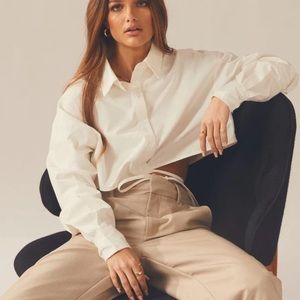 Peppermayo tailored to you tie shirt